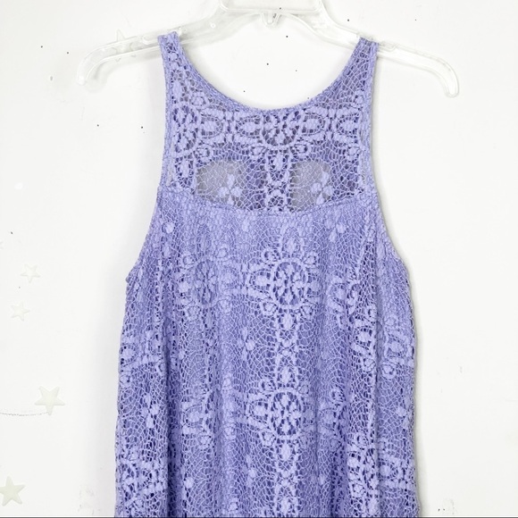 𝅺FREE People Small Lilac lace mini Dress - Picture 5 of 14